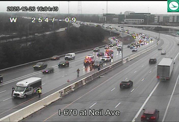 Crash involving COTA shuttle caused delays on I-670, state Route 315