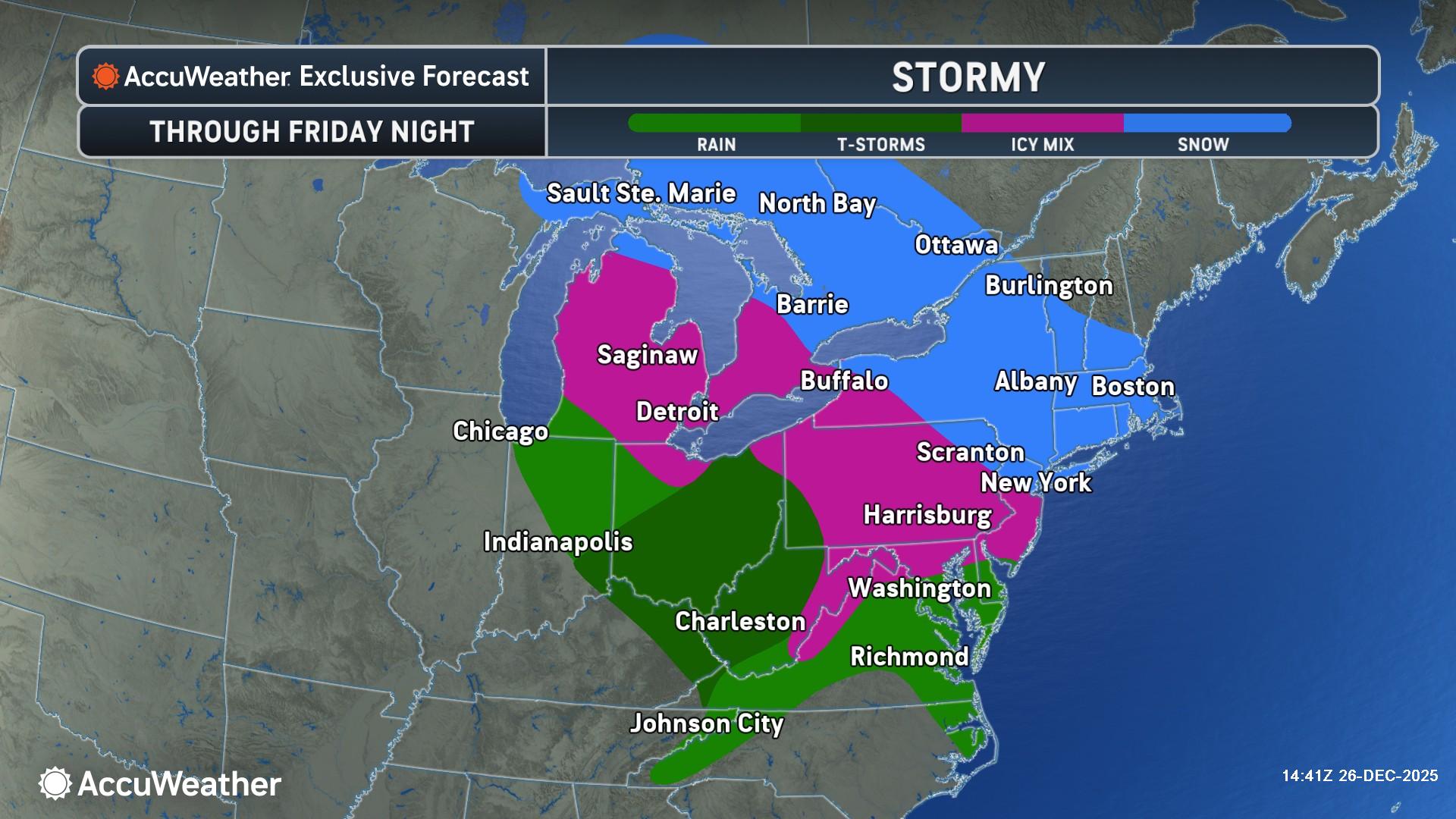 Snowstorm slams into the Northeast as winter storm warning issued ...