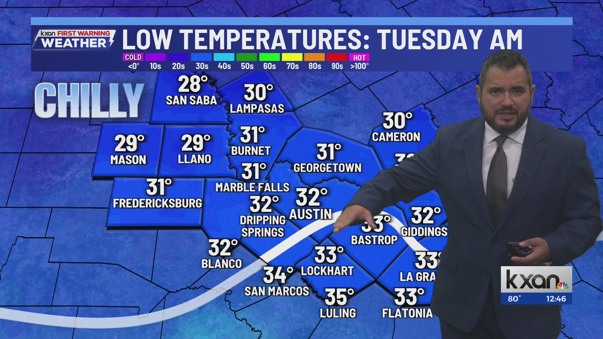 Warm the next few days before a stronger front arrives | KXAN weather ...