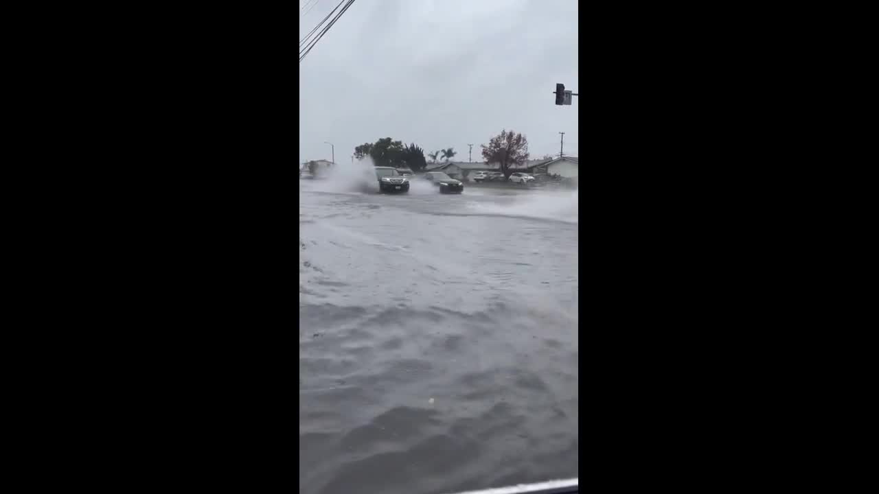 Heavy rainfall and flooding hit Los Angeles during atmospheric river in ...