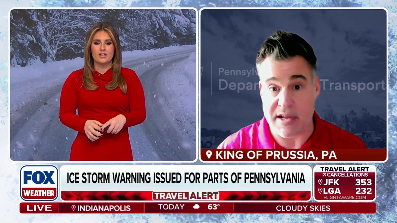 Pennsylvania prepares for 'challenging' ice and snow storm set to cause ...