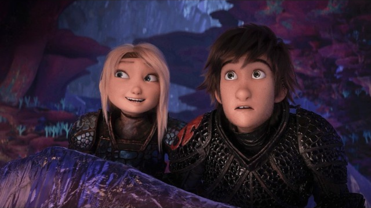 Hiccup & Astrid discover the hidden world (full scene) How to Train