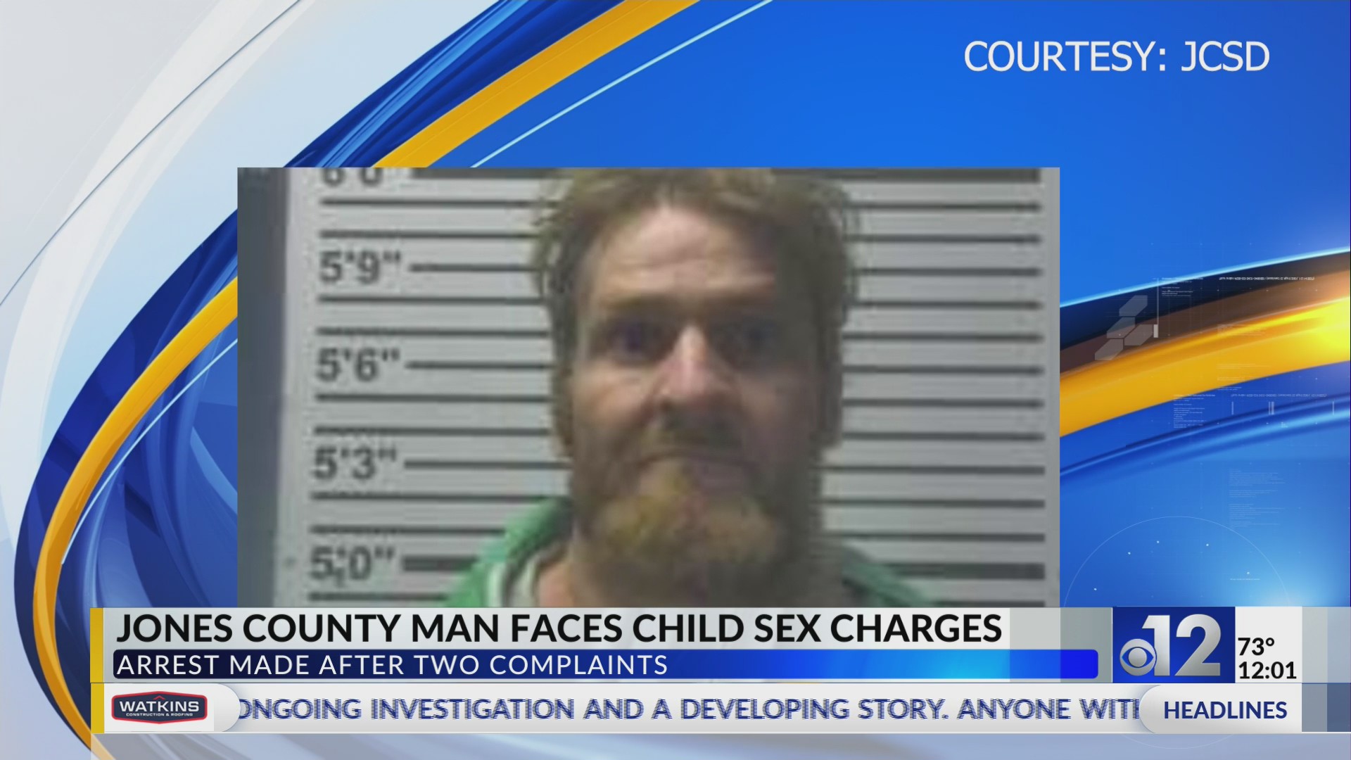 Jones County man faces child sex charges