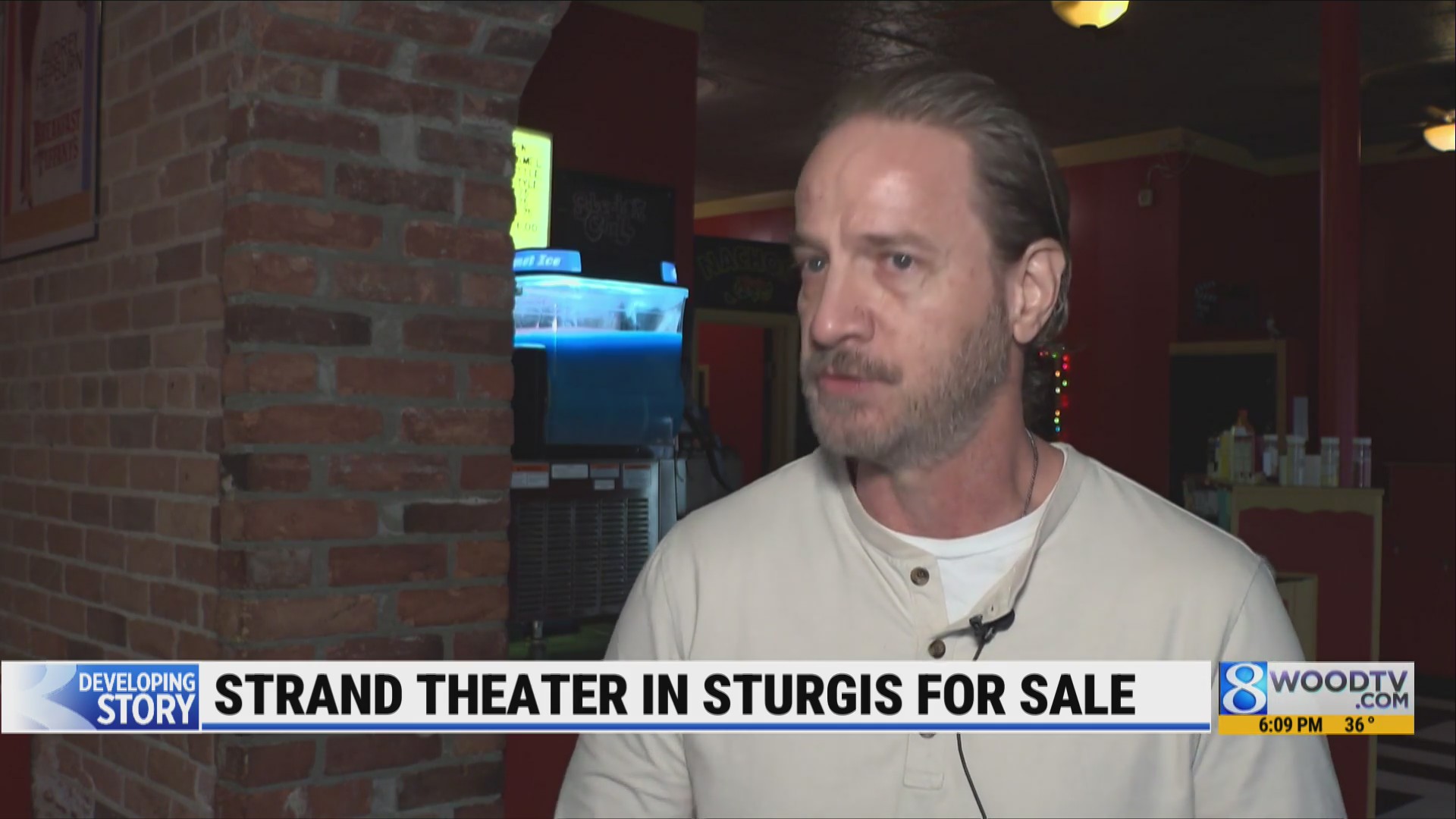 Strand Theater in Sturgis for sale