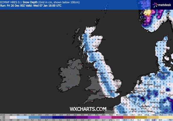 Snow maps show -8C freeze and blizzards to hammer UK - two regions to ...