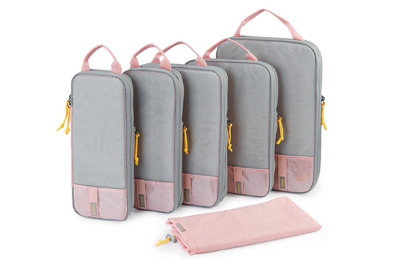 BAGSMART 6 Set /4 Set/2 Set Compression Packing Cubes for Travel