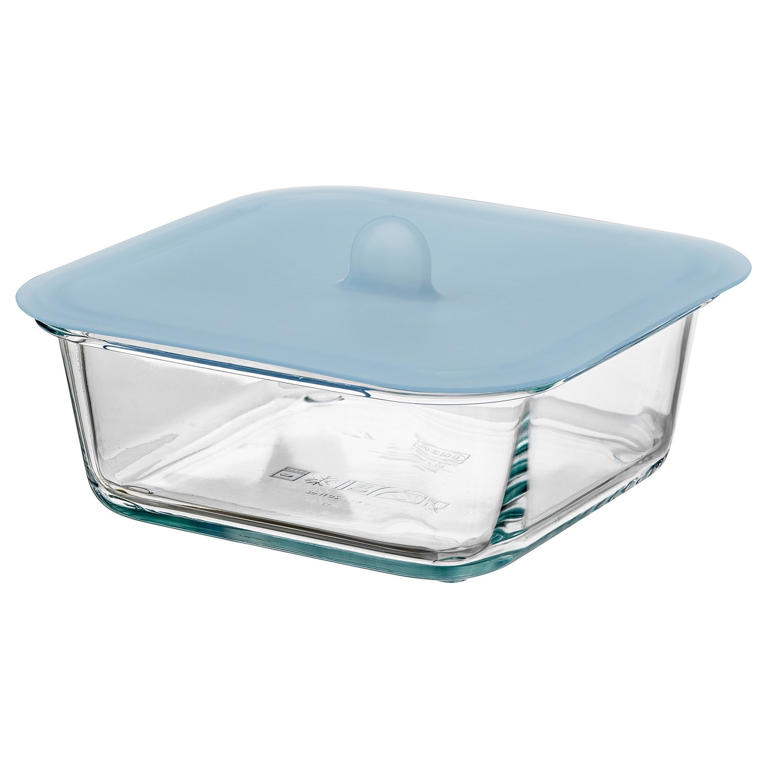 IKEA's glass food storage containers will keep your leftovers fresh in