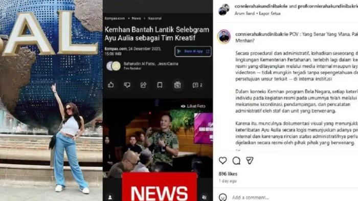 Polemik di Kemhan: Militer Internasional Kritik Sjafrie dan Ayu Aulia