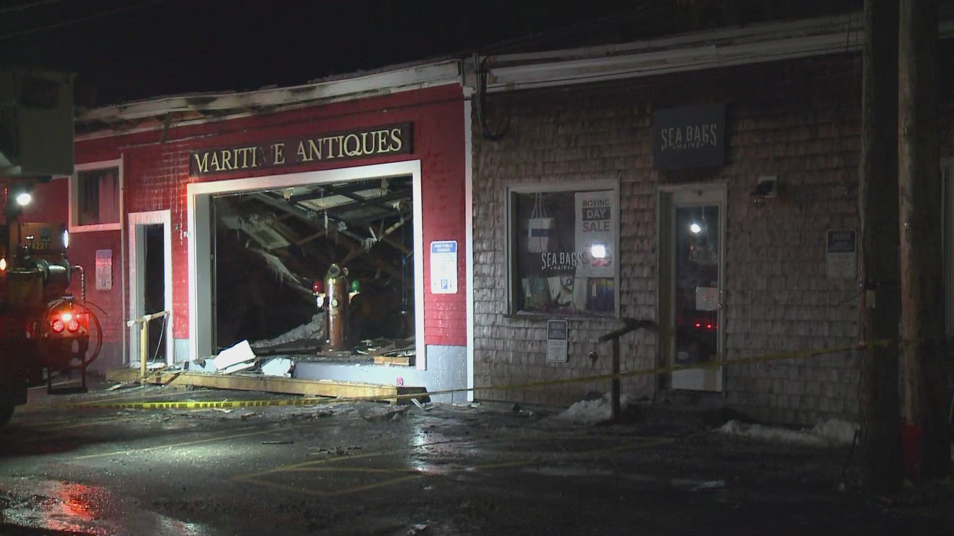 Fire results in damages to multiple Portland businesses on Custom House ...