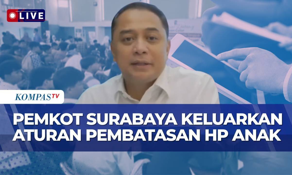 [ LENGKAP ] Aturan Pemkot Surabaya Batasi Penggunaan HP dan Internet Anak, Ini Isi dan Pengawasannya