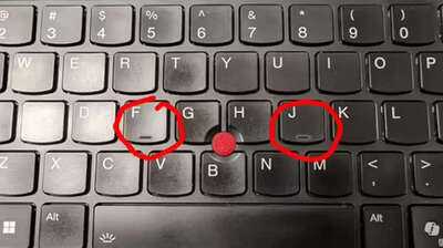 Keyboard: Why are there markings on the F and J keys of a keyboard ...