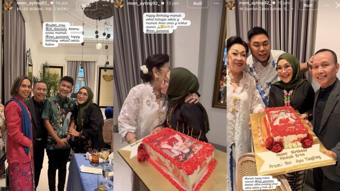 Kedekatan Ayu Ting Ting dan Ivan Gunawan dengan orang tua, cara Umi Kalsum merawat ibu Igun jadi sor
