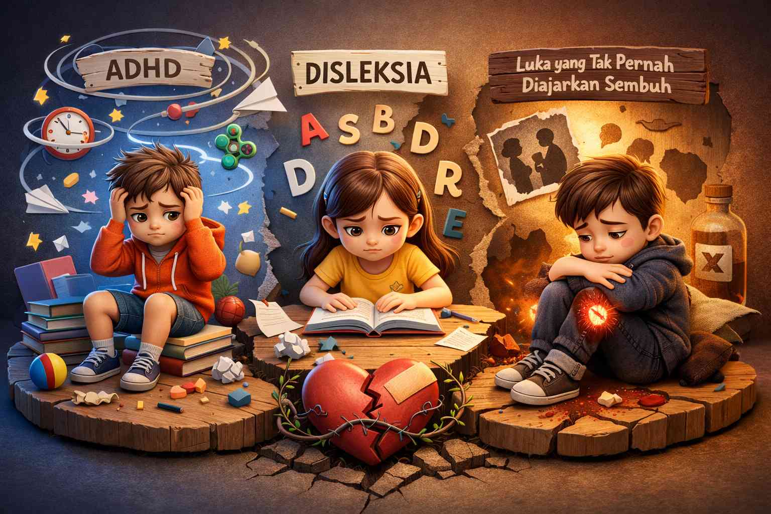 ADHD, Disleksia, dan Luka yang Tak Pernah Sembuh