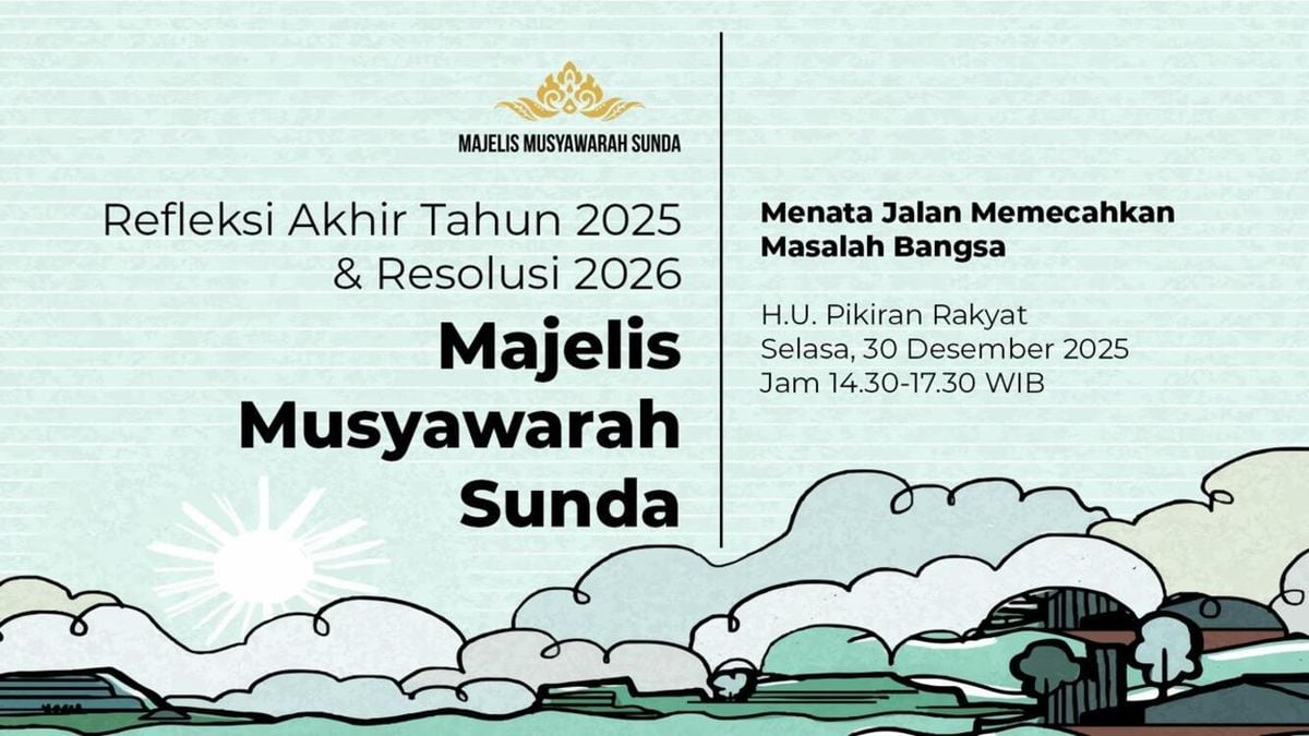Tokoh Sunda akan berbicara tentang refleksi akhir tahun oleh MMS