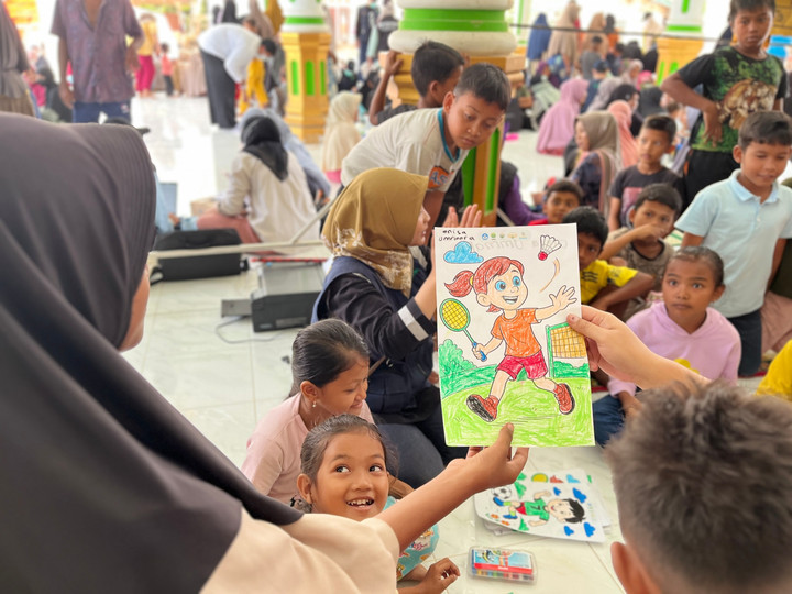 Dapur UNUSA di Bireuen Aceh, Ruang Interaksi dan Pemulihan Psikologis