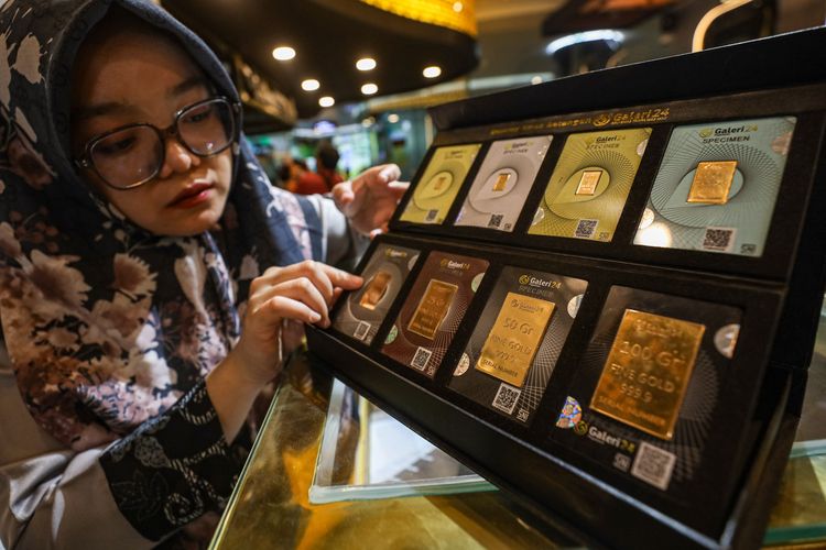 Harga emas Pegadaian naik, UBS melonjak Rp23.000 jadi Rp2.612.000 per gram