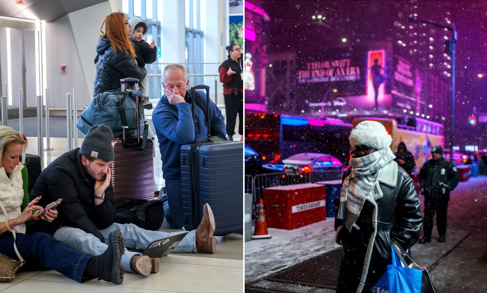 Millions of Americans face winter weather mayhem as holiday snowstorm ...
