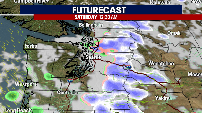 Seattle weather: Pockets of lowland snow, wintry mix overnight