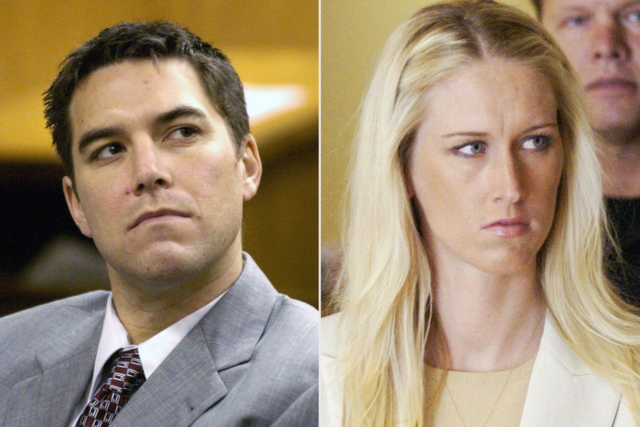Scott Peterson (L) listens to prosecutor Joseph Distaso respond to defense attorney Mark Geragos' petition for dismissing double murder charges against Peterson January 14, 2004 in Modesto, California. Judge Marie Sovey Silveira denied the petition. Peterson is charged with killing his wife, Laci, and unborn son, Connor, early Christmas Eve morning in 2002; Amber Frey, former mistress of murder suspect Scott Peterson, leaves the San Mateo Superior County Courthouse after a delay in Peterson's trial August 18, 2004 in Redwood City, California. Frey, a prosecution witness, did not take the stand today. Scott Peterson is on trial for the murder of his wife Laci Peterson and their unborn son
