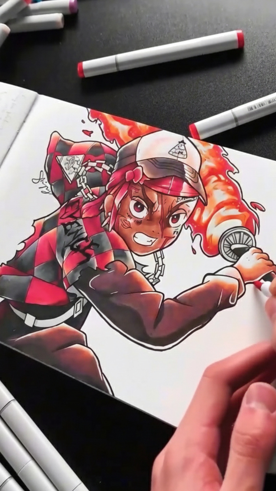 Turning famous rappers into anime art