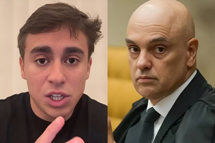 Nikolas Ferreira e Alexandre de Moraes – Foto: Instagram/STF