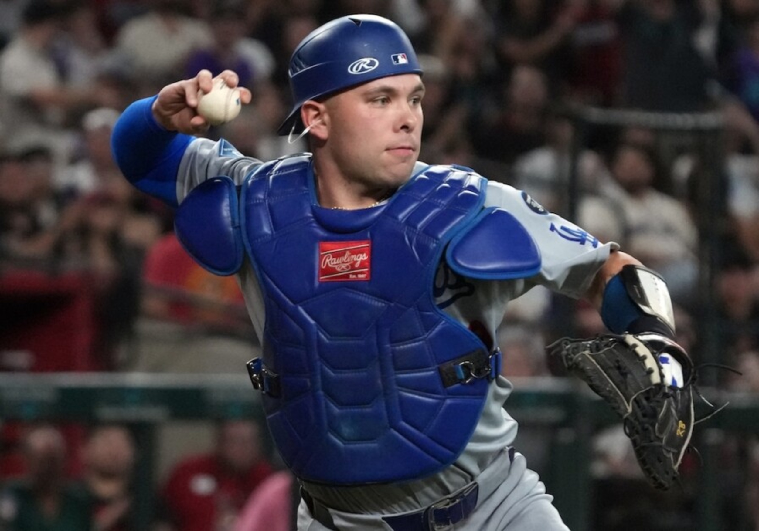 Dodgers believe Dalton Rushing developed as catcher