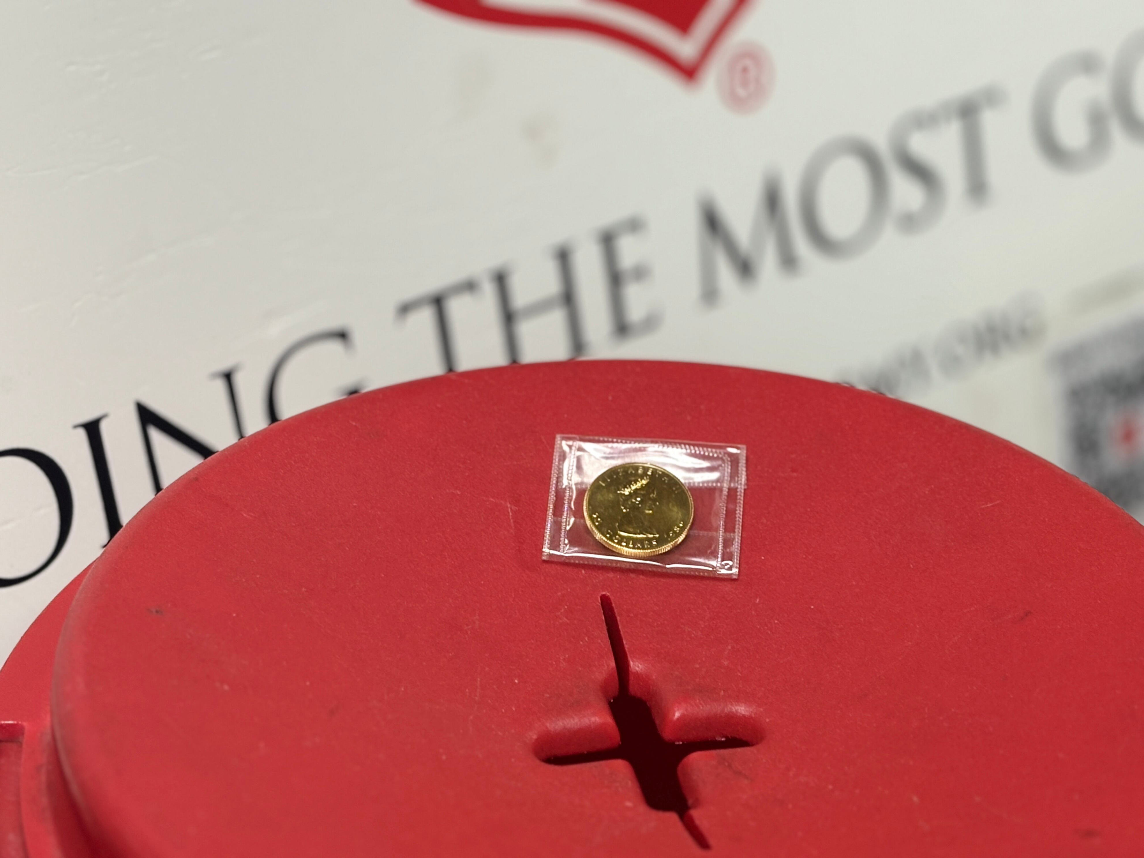 Rare gold coin found in Salvation Army kettle in Washington County