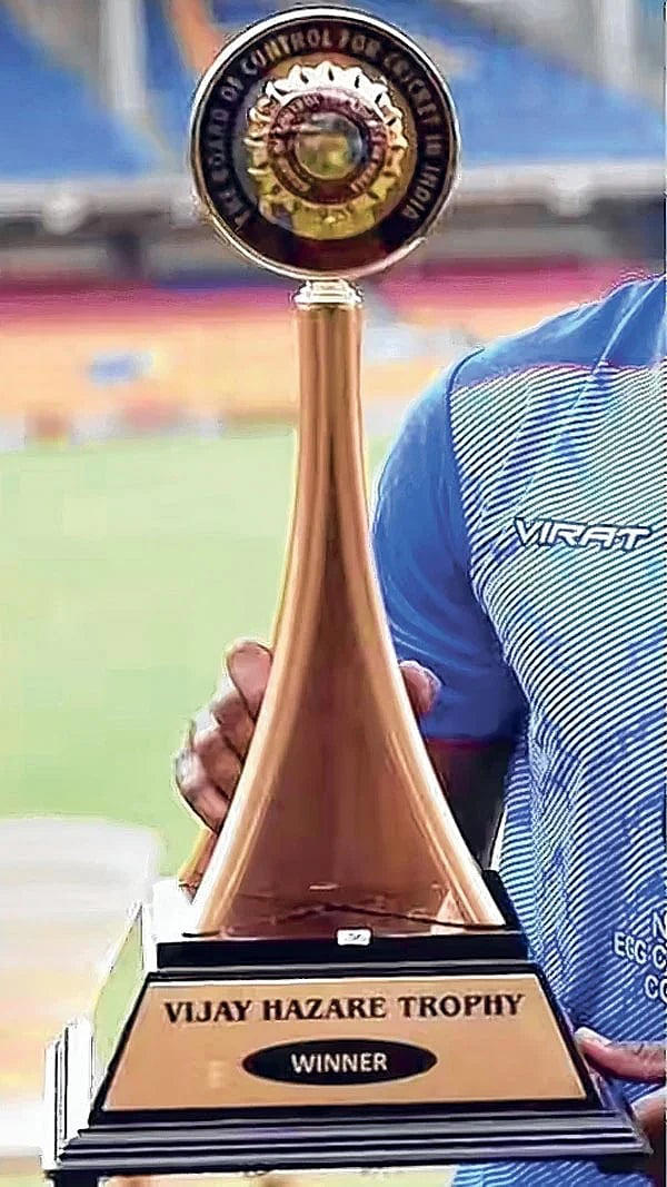 What are Virat Kohli and Rohit Sharma's Vijay Hazare Trophy salaries?