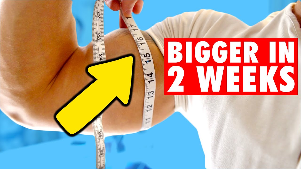 Grow bigger arms fast with this 2 week night routine