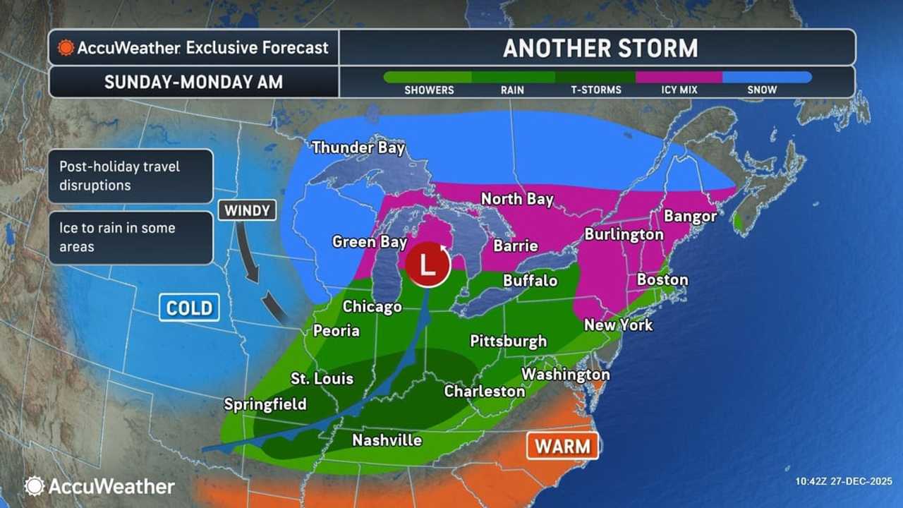 New major winter storm to bring soaking rain, icy mix, strong winds to ...