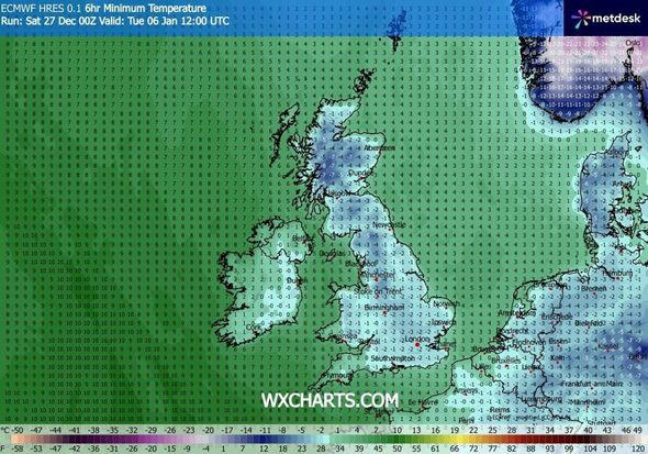 Snow forecast maps show blizzards hitting as far south as London with ...
