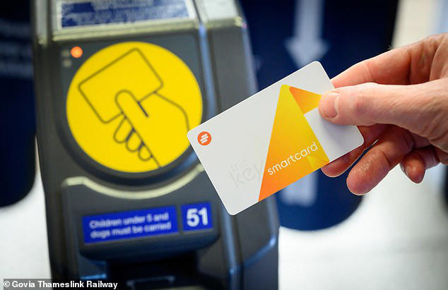 Train fares soar by up to 85 per cent after contactless payments are ...