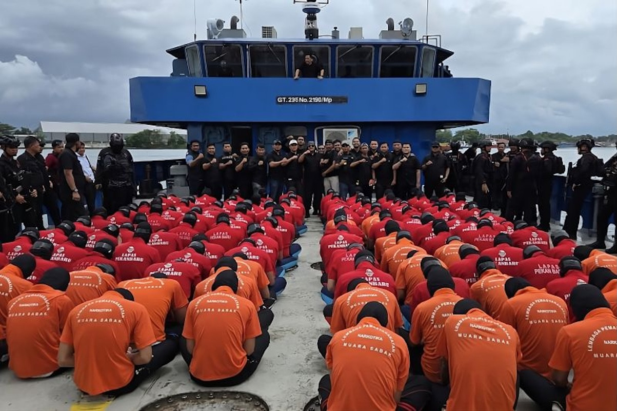 Ditjenpas pindahkan 1.882 tahanan berisiko tinggi ke Nusakambangan