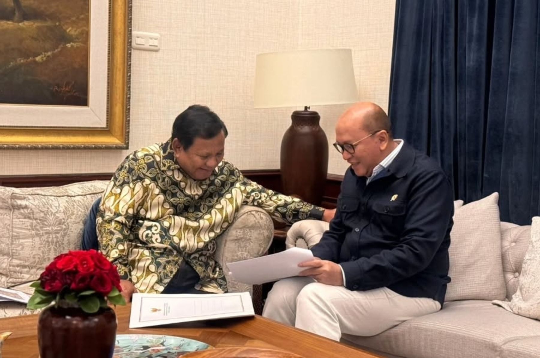 Rosan Roeslani Temui Prabowo, Laporkan Kampung Haji dan Hunian Korban Bencana