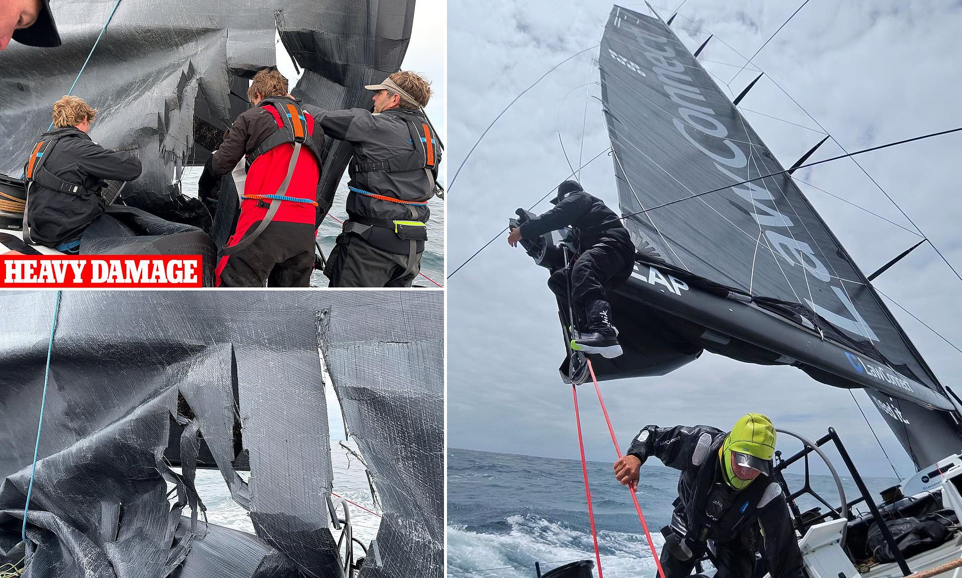 Broken ribs, life rafts, 33 smashed yachts: Drama hits the Sydney to ...