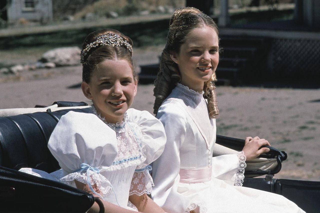 NBCU Photo Bank/NBCUniversal via Getty Images via Getty Melissa Gilbert and Melissa Sue Anderson in a 'Little House on the Prairie' scene