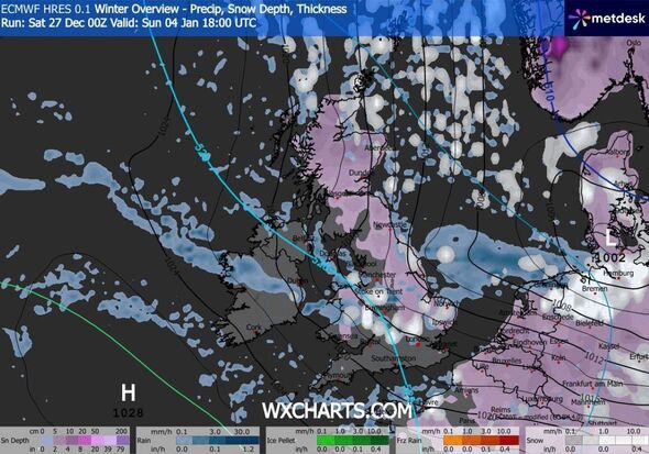 Snow forecast maps show blizzards hitting as far south as London with ...