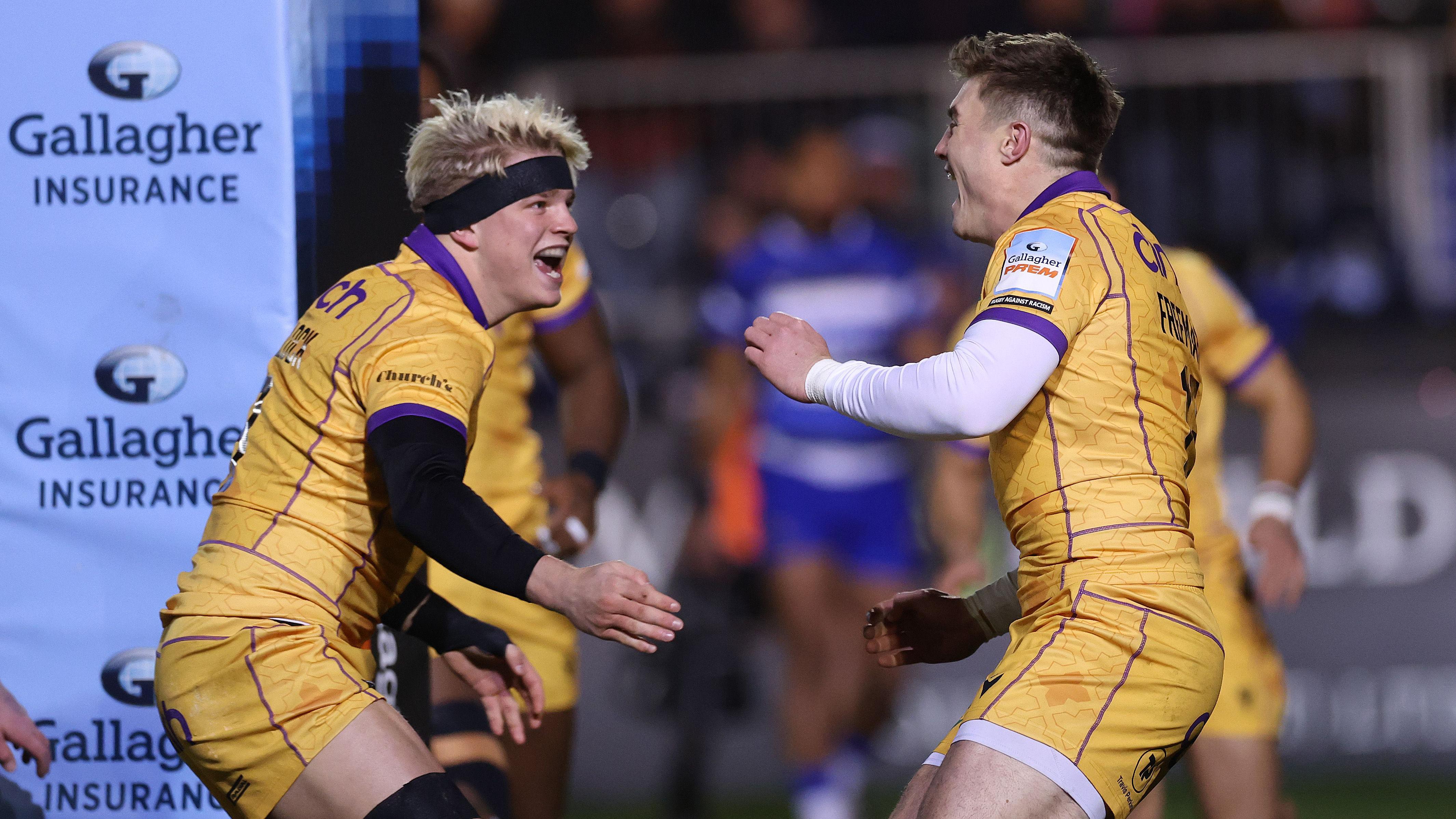 Freeman stars as Northampton beat Bath to go top