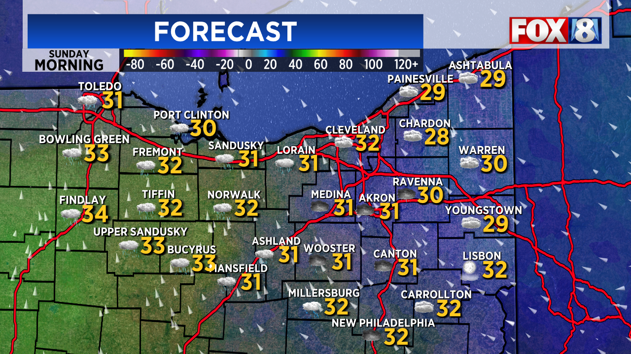 Quiet night ahead of high winds, rain and snow