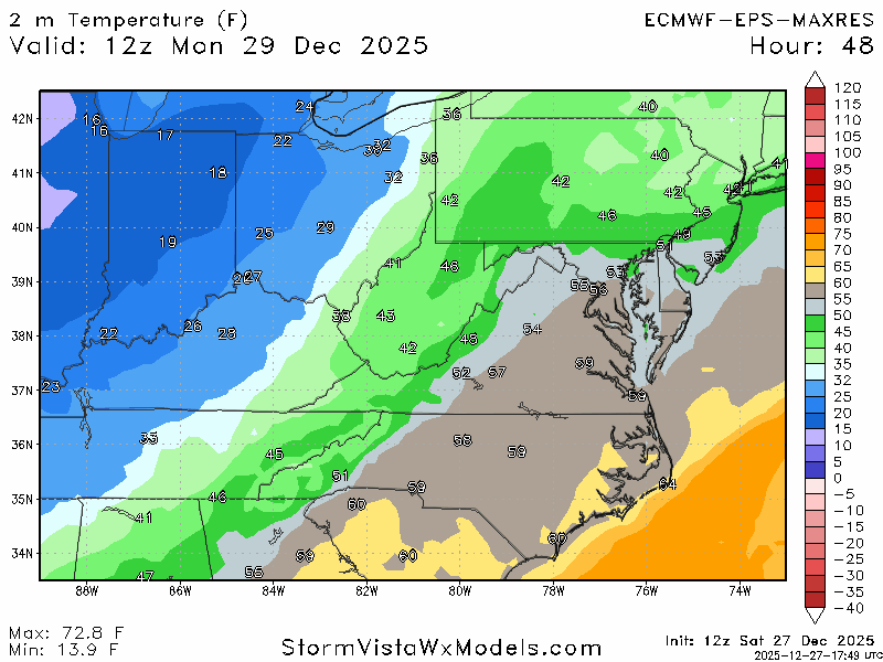 CWG live: Calm tonight. Slight rain chance late Sunday before a warm ...