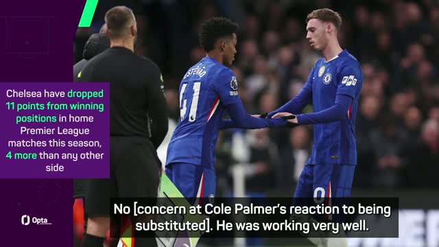 Maresca insists no Palmer rift after Villa defeat