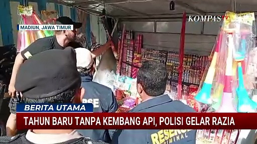 Razia kembang api warnai akhir tahun di Madiun, polisi imbau warga ...