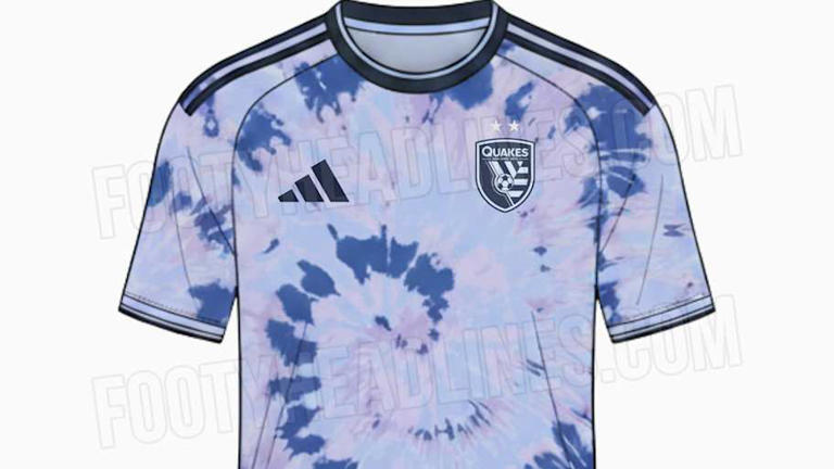 The San Jose Earthquakes are set to include a tie-dye design on their new kits. | FootyHeadlines