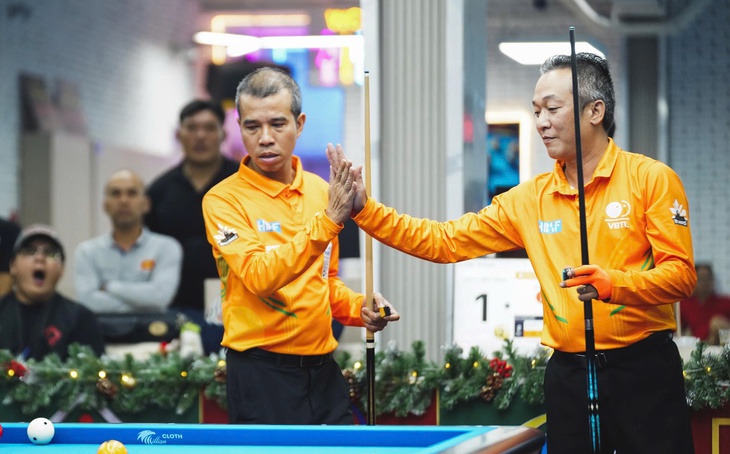 Trần Quyết Chiến thắng 100%, Bao Phương Vinh có chiến thắng đầu tiên tại Giải billiards đồng đội