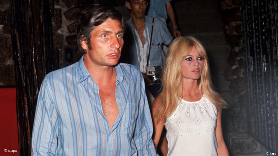 Bardot com magnata alemão Gunter Sachs, em 1966