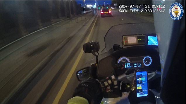 Banned driver who hit 100mph during police chase jailed after lying he ...