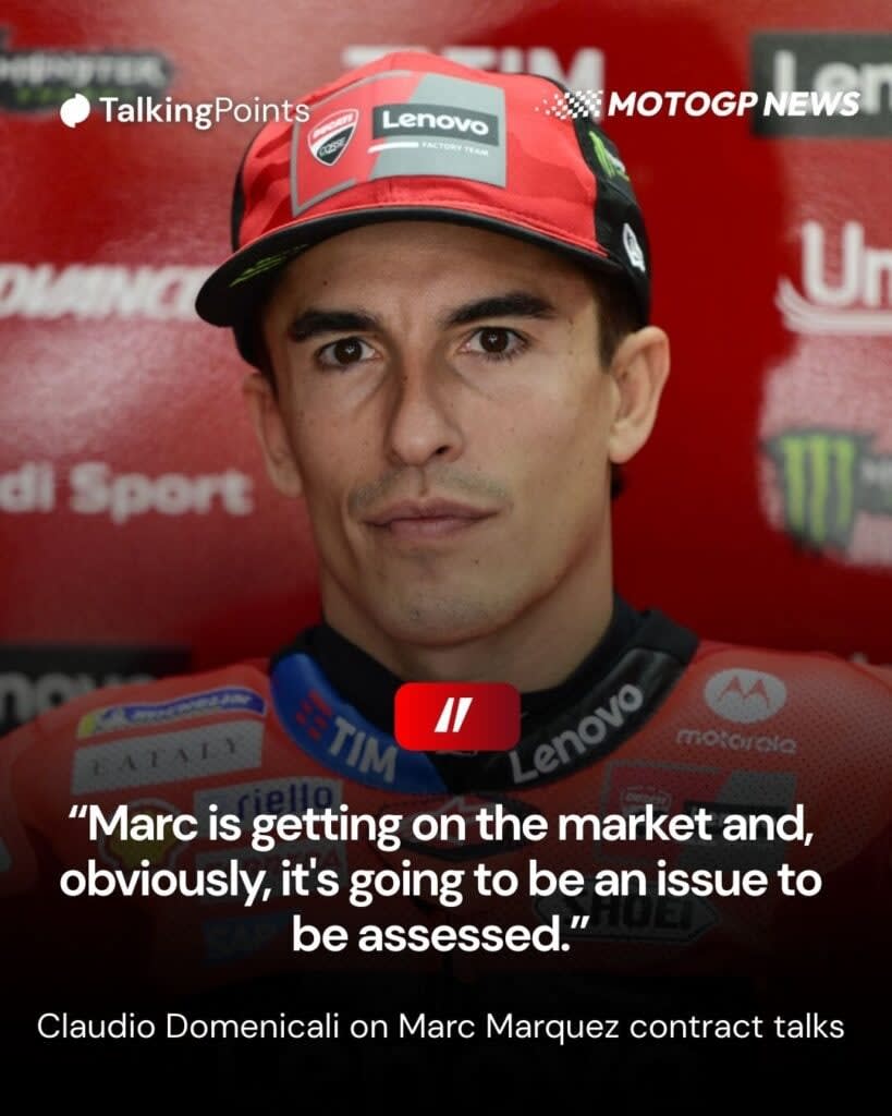 Marc Marquez has just shared the biggest hint yet about his Ducati ...