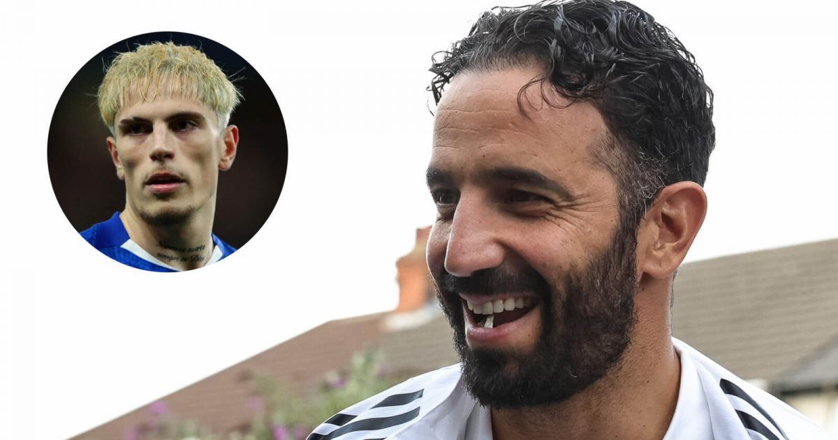 Man Utd fans laughing after completing 