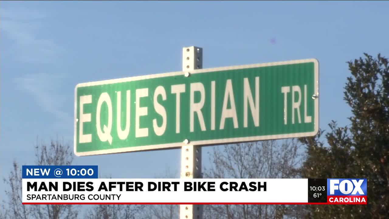 Spartanburg County coroner identifies man killed in dirt bike crash