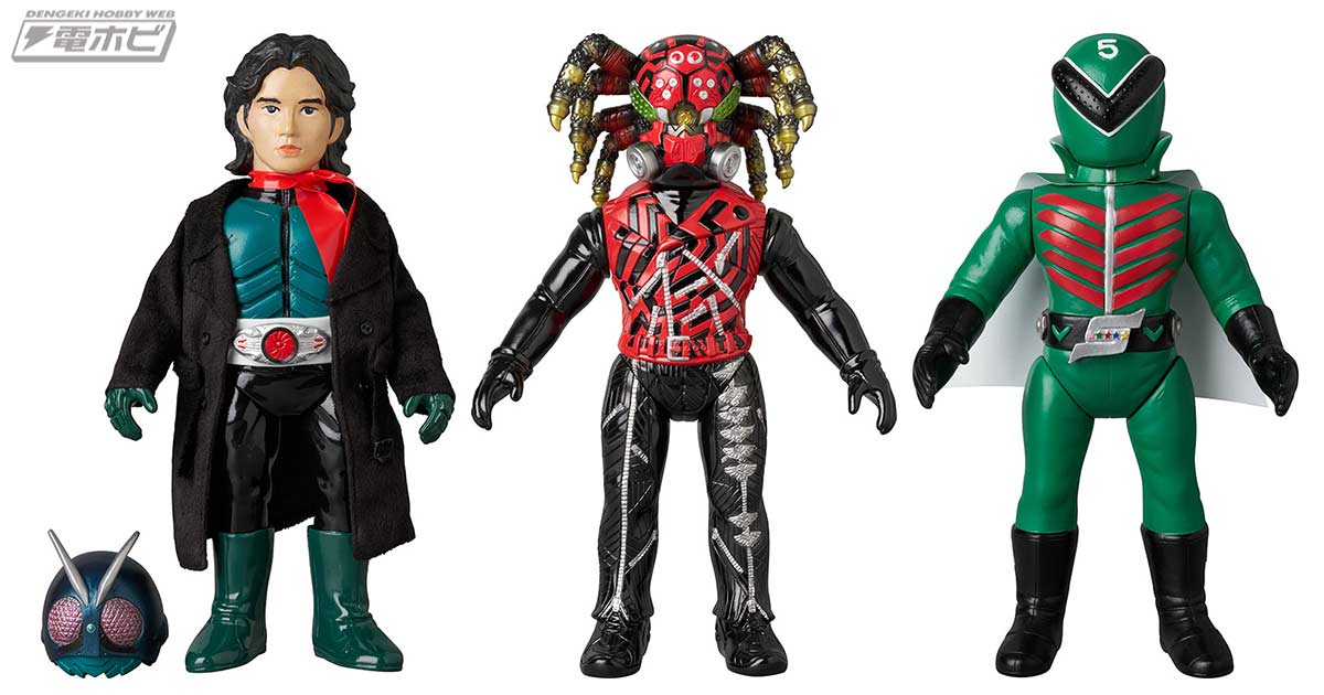 【新品】シン・仮面ライダー　メディコムトイ　レトロソフビ　仮面ライダー(本郷猛) 東映レトロソフビコレクションに『シン・仮面ライダー』の「仮面